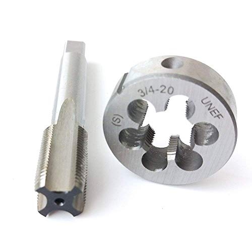 3/4-20 HSS Tap And Die Set， UNEF Machine Thread Tap And UNEF Roun...