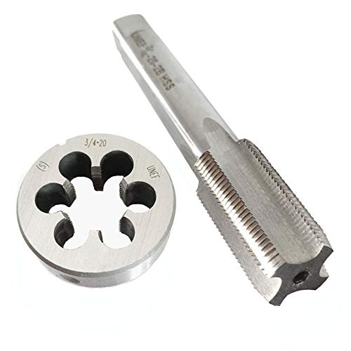 3/4-20 HSS Tap And Die Set， UNEF Machine Thread Tap And UNEF Roun...