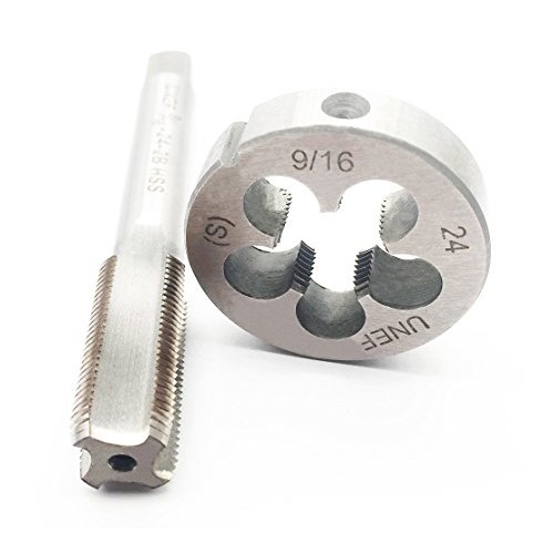 ASZLBYM 9/16-24 Tap And Die Set ，UNEF HSS right hand Machine Tap...