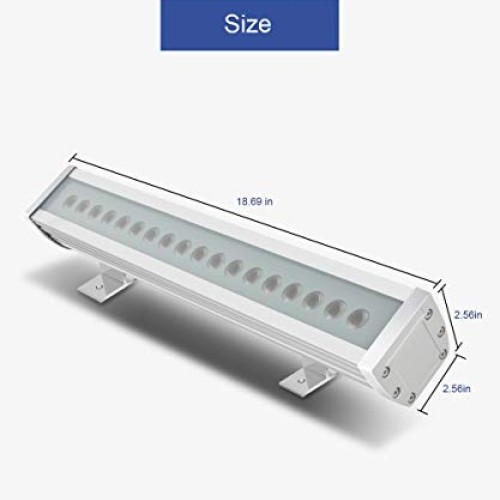 ATCD 54W RGBW LED Wall Washer Light, Color Changing, Linear Strip ...