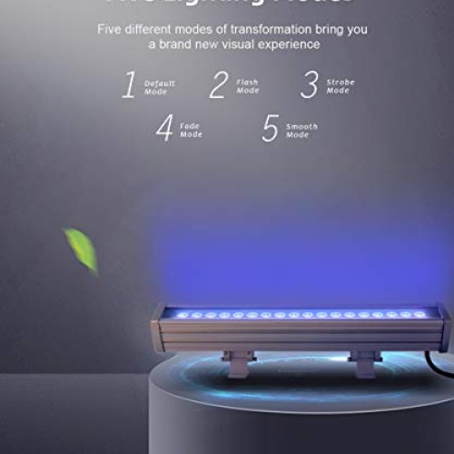 ATCD 54W RGBW LED Wall Washer Light, Color Changing, Linear Strip ...