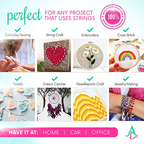 Embroidery Floss Friendship Bracelet String Kit - 276pcs Embroider...