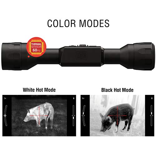 ATN TIWSTLT136X Thor LT 3-6x Thermal Rifle Scope w/10+hrs Battery ...