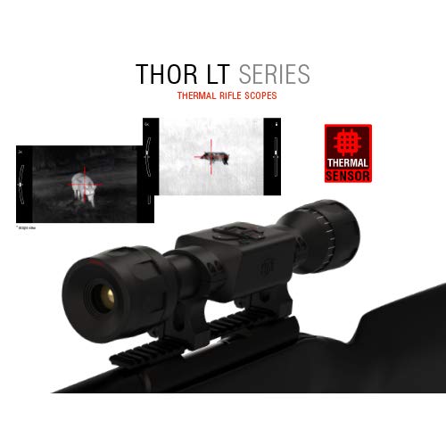 ATN TIWSTLT148X Thor LT 4-8X Thermal Rifle Scope w/10+hrs Battery ...