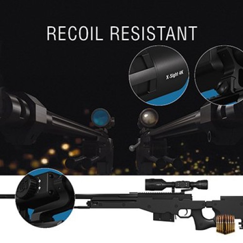 ATN X-Sight 4K Pro Smart Day/Night Rifle Scope 5-20x - Ultra HD 4K...