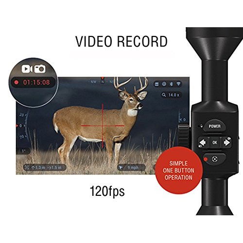 ATN X-Sight 4K Pro Smart Day/Night Rifle Scope 5-20x - Ultra HD 4K...