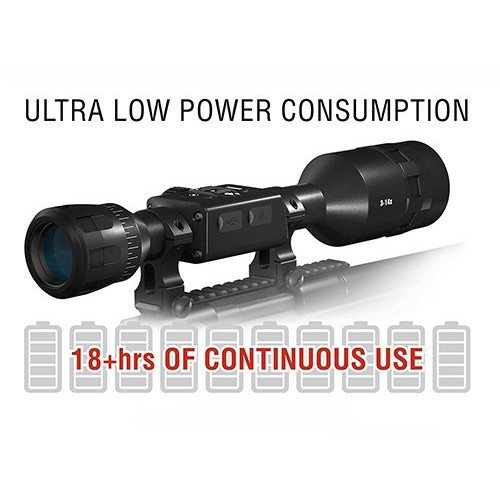 ATN X-Sight 4K Pro Smart Day/Night Rifle Scope 5-20x - Ultra HD 4K...