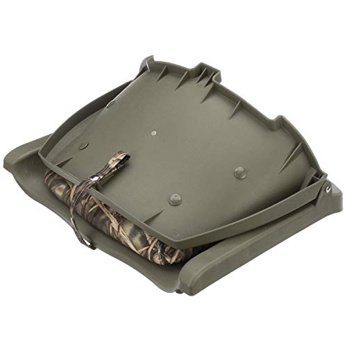 Attwood 98391GNMX Padded Boat Seat, Camouflage, Molded Plastic Fra...