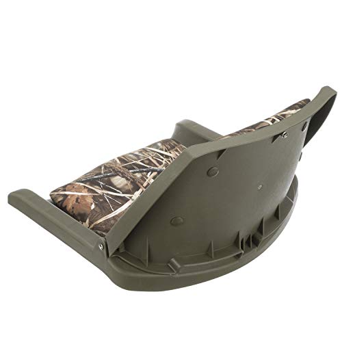 Attwood 98391GNMX Padded Boat Seat, Camouflage, Molded Plastic Fra...