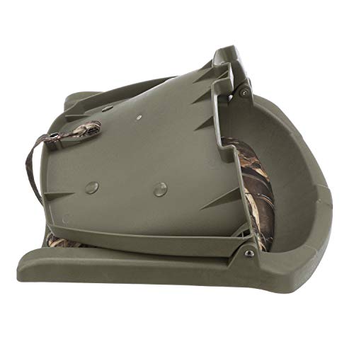 Attwood 98391GNMX Padded Boat Seat, Camouflage, Molded Plastic Fra...