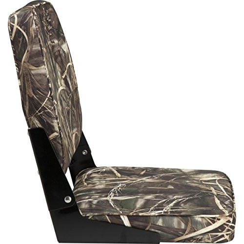 attwood 98395CAMO Low Back Fishing Seat - Camo