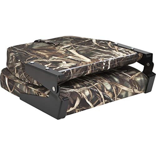 attwood 98395CAMO Low Back Fishing Seat - Camo