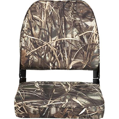 attwood 98395CAMO Low Back Fishing Seat - Camo