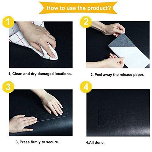 Leather Repair Patch Self-Adhesive Leather Repair Tape for Sofa Co...
