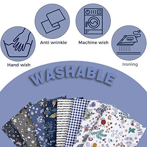 Aubliss 8pcs Fat Quarter Fabric Bundles 20 x 2050cm x 50cm C...