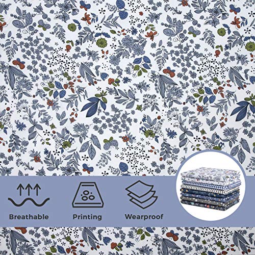 Aubliss 8pcs Fat Quarter Fabric Bundles 20 x 2050cm x 50cm C...