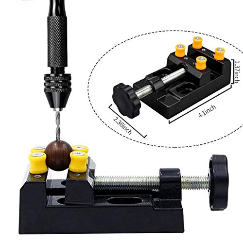 62 Pieces Pin Vises Hand Drill Bits, Micro mini Twist Drill Bits S...
