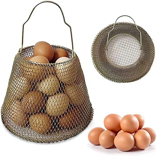 Auhafaly Egg Basket, Collapsible Mini Storage - Can Easily Load Eg...