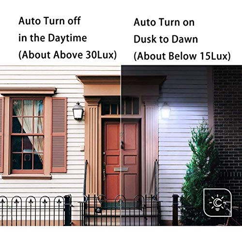 Aukora Dusk to Dawn Light Bulb 4 Pack, 12W 100-Watt Equivalent 10...
