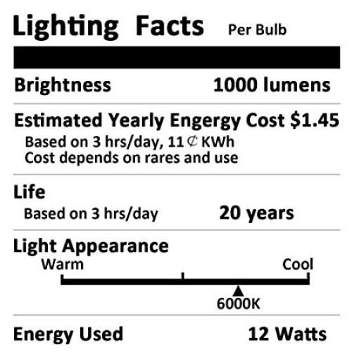 Aukora Dusk to Dawn Light Bulb 4 Pack, 12W 100-Watt Equivalent 10...