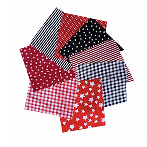 8pcs Cotton Sewing Quilting Fabric Patchwork DIY Clothing Sewing C...