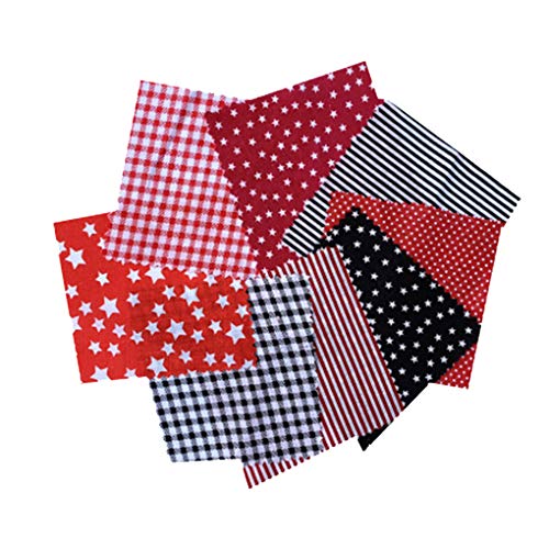 8pcs Cotton Sewing Quilting Fabric Patchwork DIY Clothing Sewing C...