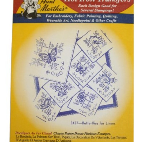 Aunt Marthas Iron On Transfer Patterns for Stitching, Embroidery ...