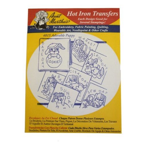 Aunt Marthas Iron On Transfer Patterns for Stitching, Embroidery ...