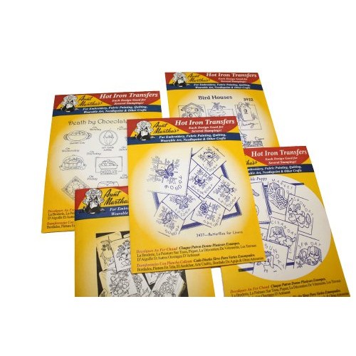 Aunt Marthas Iron On Transfer Patterns for Stitching, Embroidery ...