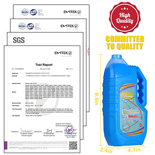 Aupmeka Bubble Solution Refill Concentrated Solution 40 Ounce 3 G...