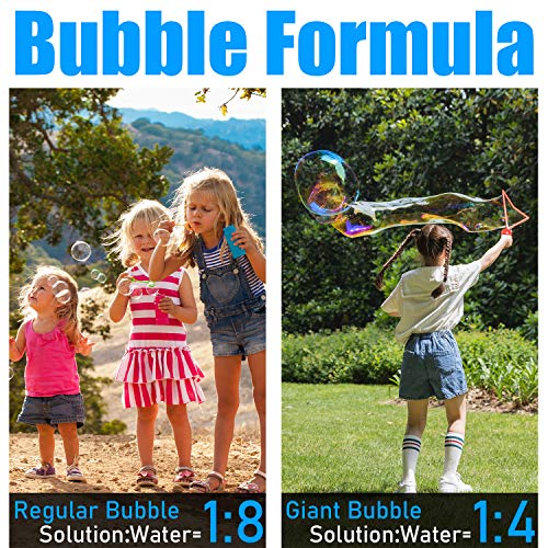Aupmeka Bubble Solution Refill Concentrated Solution 40 Ounce 3 G...