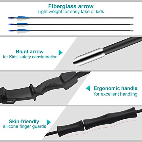 Archery Bow and Arrow Set Recurve Bow Outdoor Sports Game Hunting ...