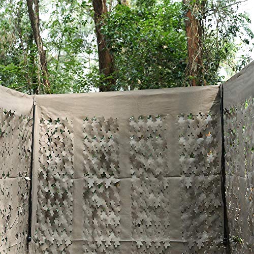 Auscamotek Ground Blind 5×10 Feet for Deer Hunting Turkey Blinds C...