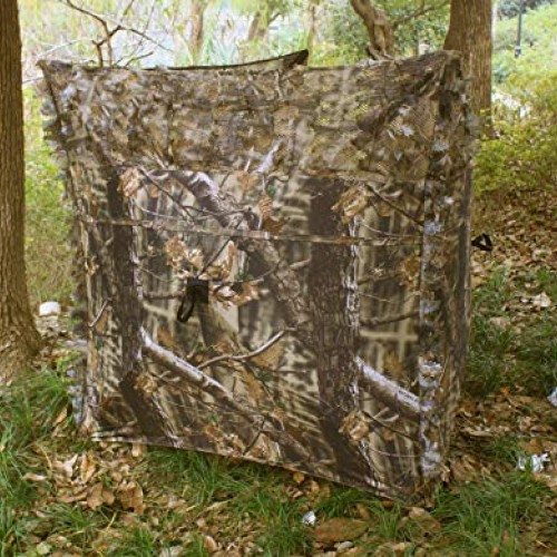Auscamotek Leafy Hunting Blind Portable Ground Blind, Quick Setup ...