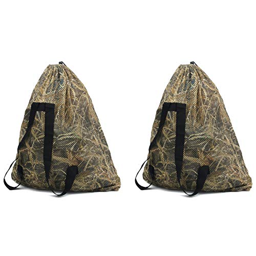 Auscamotek Mesh Duck Decoys Bags with Waterfowl Hunting Blinds Goo...