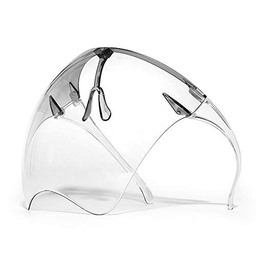 Safety Clear Face Shield With Glasses - Fashion Reusable...