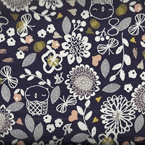 Autumn Rain Dashwood Studio Blue Flowers Butterflies Owls Contempo...