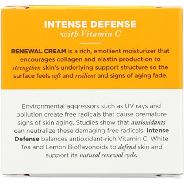 Avalon Organics Intense Defense Renewal Cream, 2 oz. Pack of 2