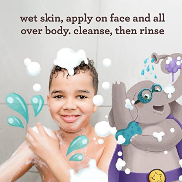 Aveeno Kids Sensitive Skin Face & Body Wash With Oat Extract, Gent...