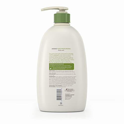 Aveeno Daily Moisturizing Body Wash for Dry & Sensitive Skin, Hydr...