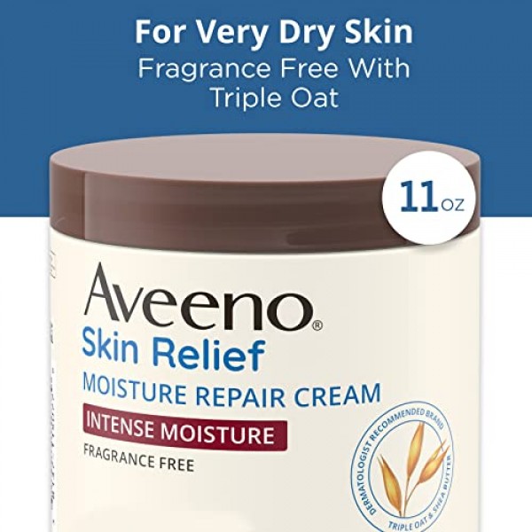 Aveeno Skin Relief Intense Moisture Repair Body Cream with Triple ...