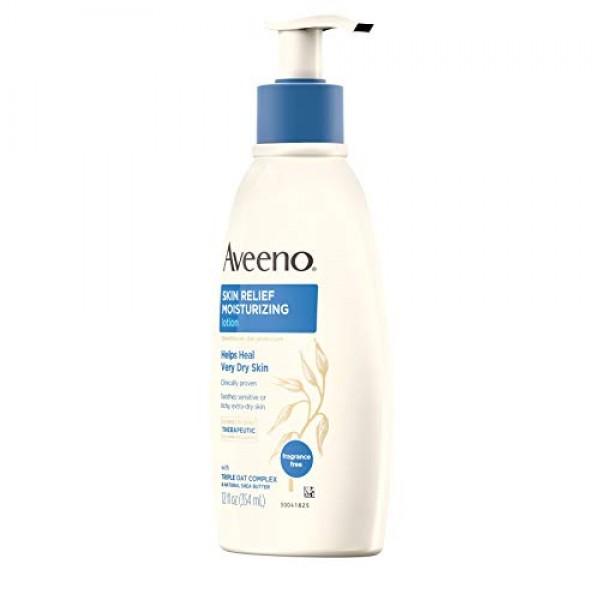 Aveeno Skin Relief Moisturizing Lotion for Very Dry Skin with Soot...