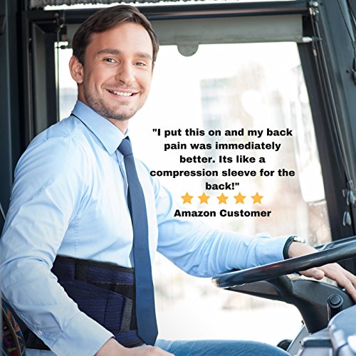 Back Support Lower Back Brace Provides Back Pain Relief - Breathab...