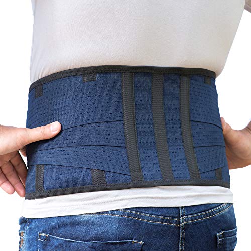 Back Support Lower Back Brace Provides Back Pain Relief - Breathab...