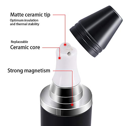 Vaporizer for Wax/Concentrate,with Quartz Spule and Ceramic Plate,...