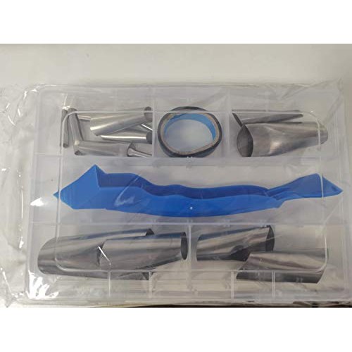 Caulking Finisher Tool Kit - 14Pcs - Upgraded Caulk Nozzle Applica...