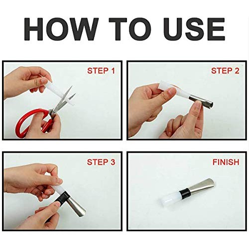 Caulking Finisher Tool Kit - 14Pcs - Upgraded Caulk Nozzle Applica...