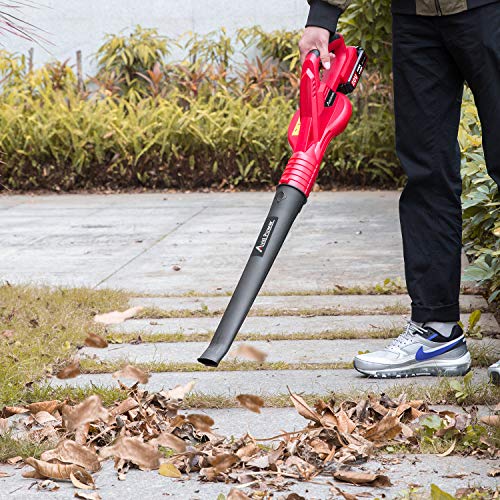 AVID POWER Cordless Leaf Blower, 20V MAX Lithium Battery Powered C...