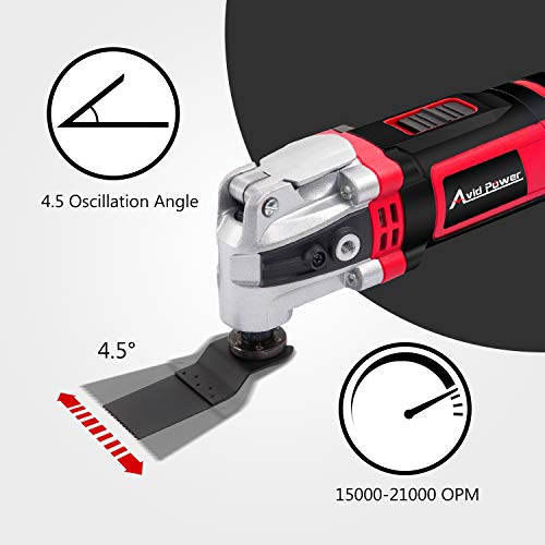 Oscillating Tool, 3.5-Amp Oscillating Multi Tool with 4.5°Oscillat...