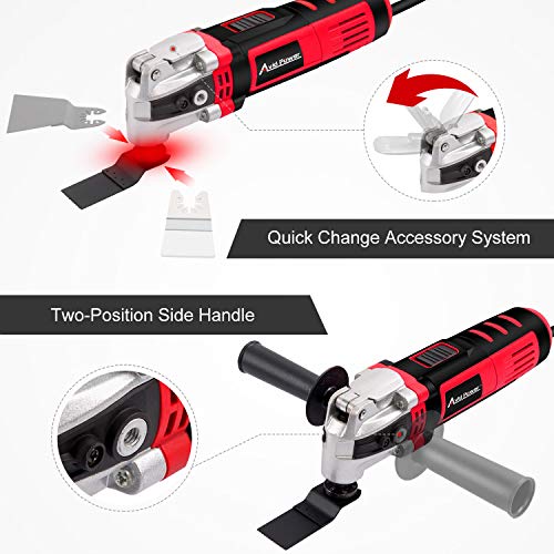 Oscillating Tool, 3.5-Amp Oscillating Multi Tool with 4.5°Oscillat...